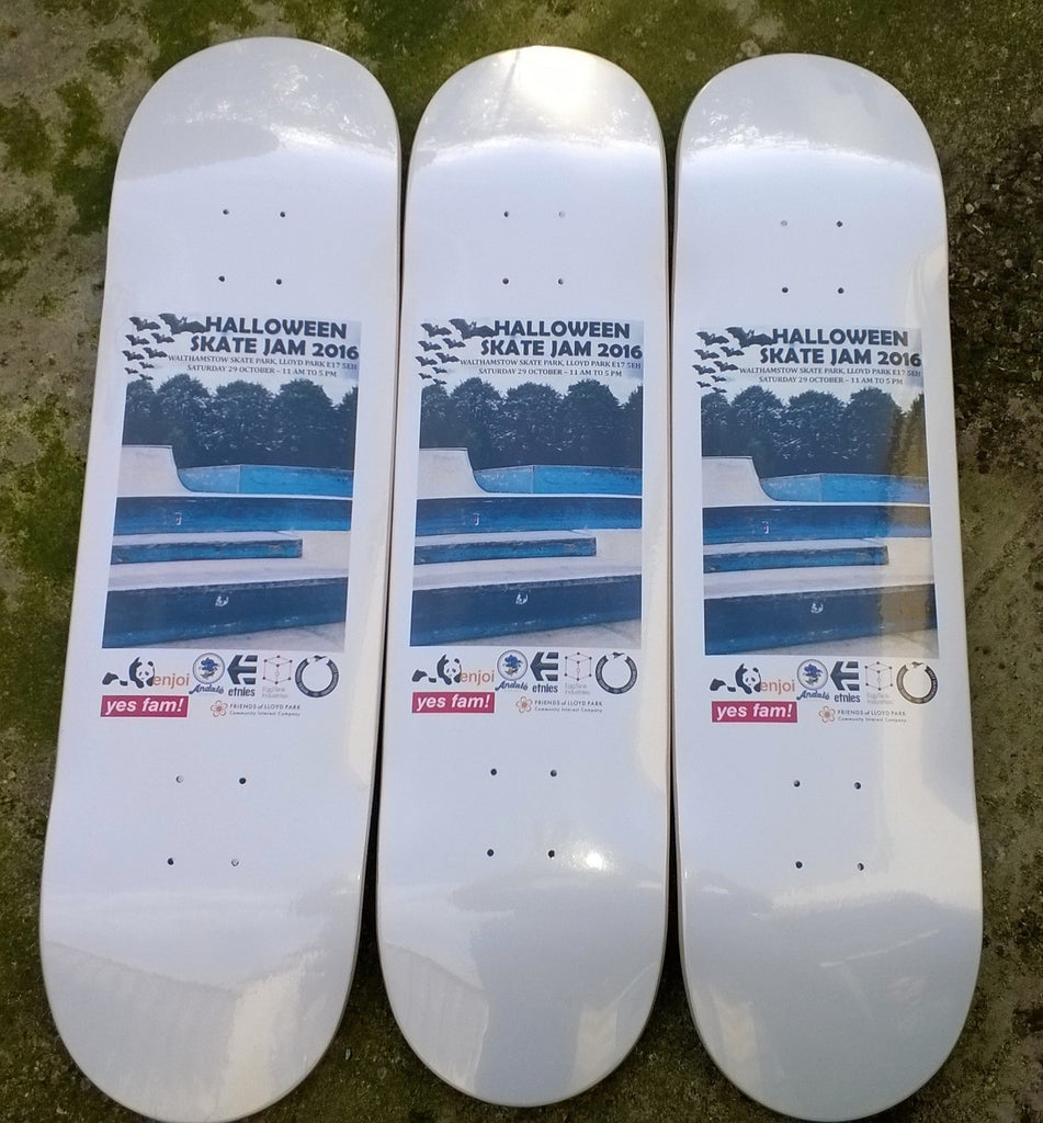 Your art & ideas on a custom printed skate deck - Custom Printed Skateboard