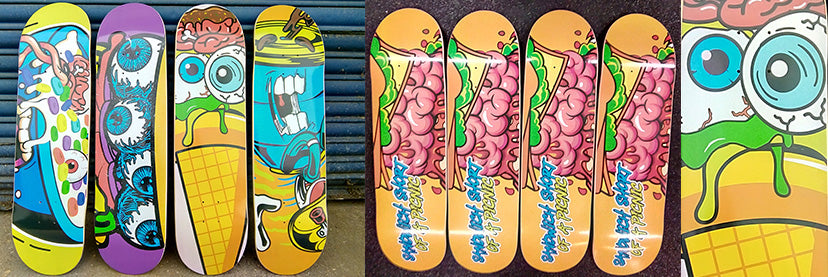 Cereal Monster - Custom Skateboard Printing