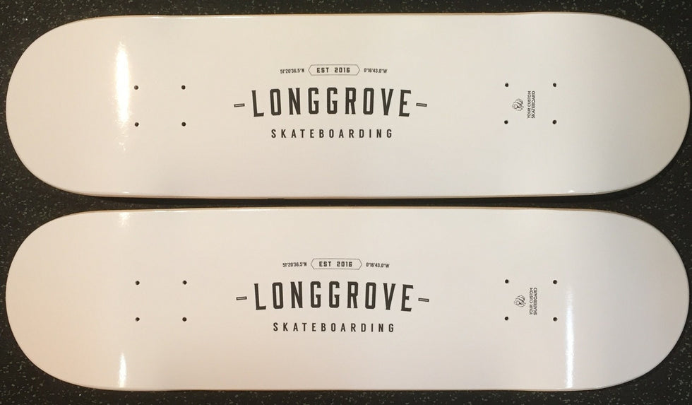 Winning a custom skateboard deck with your art on !
