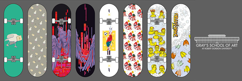 Gray's School of Art - Custom Printed Skateboards