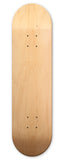 Blank Popsicle Deck<br>10 Sizes From 7.5 to 8.5