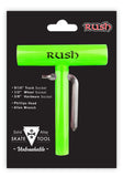 Rush All Metal Skateboard T Tool Black or Neon Green