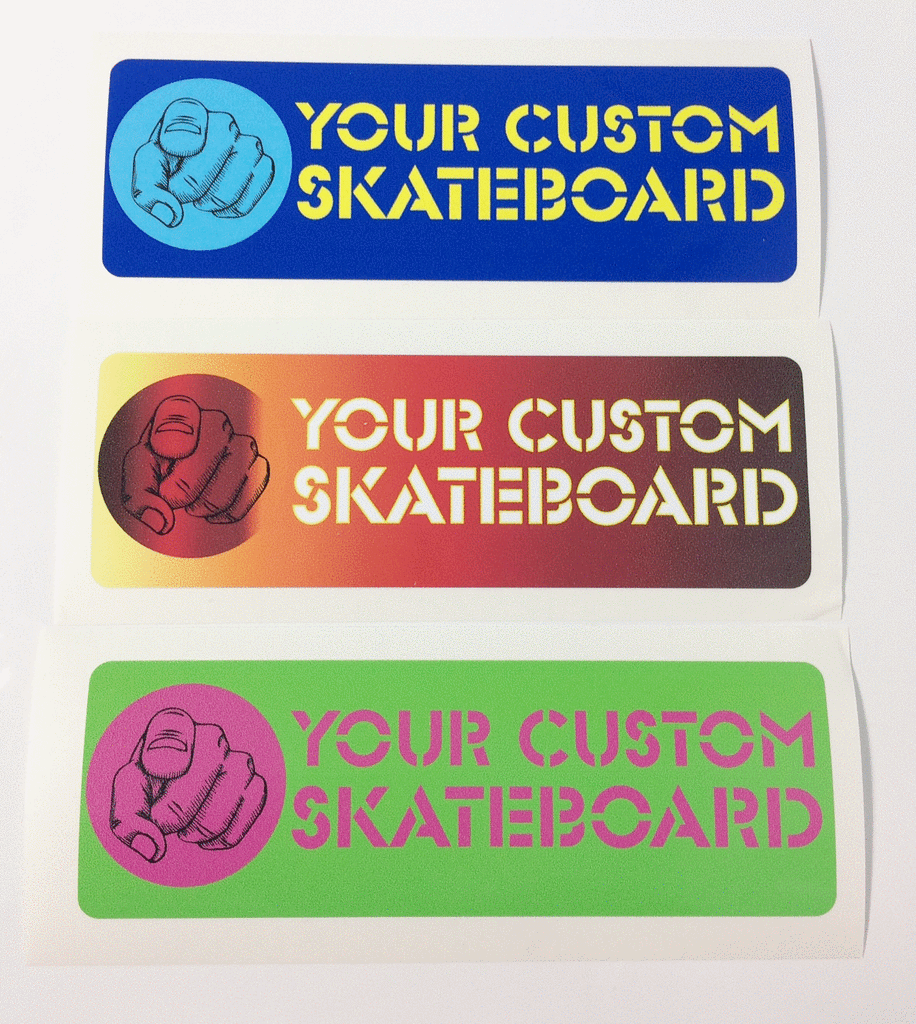 Custom online sticker design